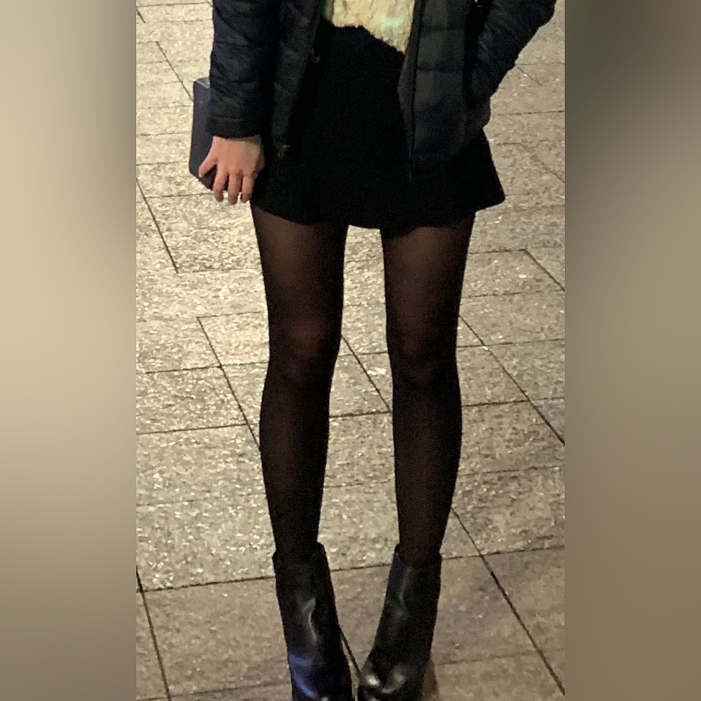 Brandy Melville Black Mini Skirt